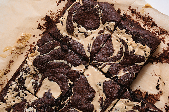 tahini halva brownies