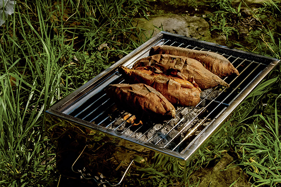grilled sweet potatoes